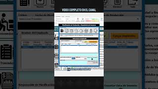 Planificación de Producción  Control de Costos con Excel y VBA shorts [upl. by Garfield]