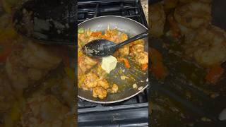 Fried Snapper with Shrimp amp Grits 😋🔥😩 thatmanandthemkids cooking brunch momlife [upl. by Anitsirhk]