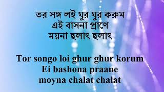 moyna chalak chalak karaoke [upl. by Liw]