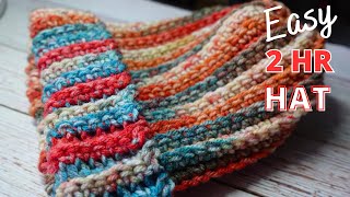 How to Crochet SUPER EASY Winter Hat  Crochet Hat Pattern to Match ANY Scarf Beginner Friendly [upl. by Dorrahs]