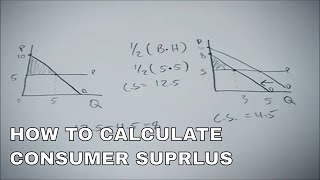 How to Calculate Consumer Surplus [upl. by Josler]