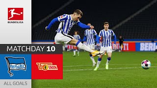 Hertha wins Derby  Hertha BSC  Union Berlin  31  All Goals  Matchday 10 – Bundesliga 2021 [upl. by Nylanna]