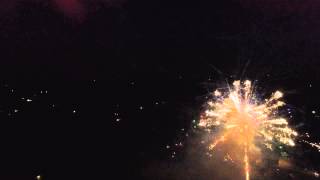 Mooresboro NC Fireworks  Aerial Footage [upl. by Yeneffit]