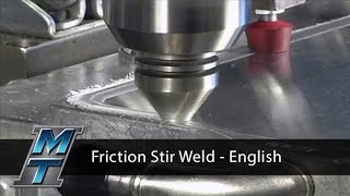 Friction Stir Welding Demonstration  English [upl. by Ravilob]