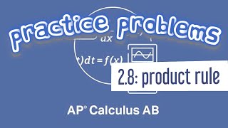 AP Calculus AB 28 Derivative Using the Product Rule Example 4 Using Natural Log [upl. by Thordia]