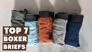 Top 7 Boxer Briefs for Ultimate Comfort amp Style 2024  Mens Underwear Guide [upl. by Helsell]