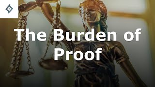 The Burden of Proof  Criminal Law [upl. by Meece]