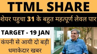 TTML Share Latest News TTML Share News TTML Share Price Target TTML Latest News Today TATA SHARE [upl. by Notrab]