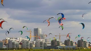 Open ocean kiteboarding competition in Sweden [upl. by Ranilopa]