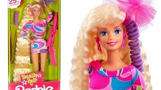 25th ANNIVERSARY TOTALLY HAIR BARBIE DOLL REVIEW  BRAND NEW FOR 2017 [upl. by Ainattirb]