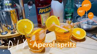 HOW TO MAKE APEROL SPRITZ COCKTAIL [upl. by Resneps898]