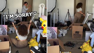 Pokimane RUNS After Kevin When He LEAVES Her Stream After This Happens [upl. by Annaiv]