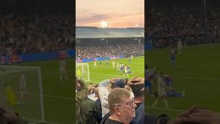 Cpfc fans react to Eze miss at home to manunited 😩😩 football premierleague crystalpalace [upl. by Aivlis]