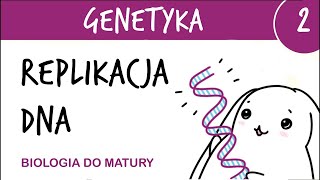 Genetyka 2  Replikacja DNA🧬  matura z biologii rozszerzona liceum [upl. by Ennahgem]