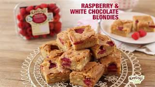 Raspberry and White Chocolate Blondies [upl. by Natye146]