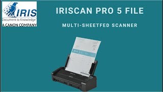 IRIScan Pro 5 File How to setup [upl. by Ilrebmyk]