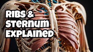 Ribs and Sternum  Pectoral girdle  Skeletal System [upl. by Eseekram]