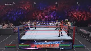 WWE 2K24  The Four Horsewomen  Sasha Banks amp Bayley GMP Vs Becky Lynch amp Charlotte Flair [upl. by Eneli]