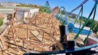 Family Coaster SMOOTH Roller Coaster 4K POV  Land of Legends Turkey No Copyright [upl. by Muraida916]