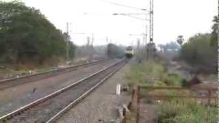 12909 BDTSNZM GARIB RATH EXPRESS with Duranto Livery GZB WAP7MOV [upl. by Llehcor310]