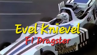 Evel Knievel  F1 Dragster  Wheelie Car  Kings Island 1975 [upl. by Anaitsirc]