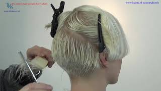 A super sexy feminine Pixie Bob hairstyle for Emmy CampC Tutorial by TKS [upl. by Allan]