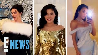 Inside the KardashianJenner ChristmasEve Party  E News [upl. by Nayb]