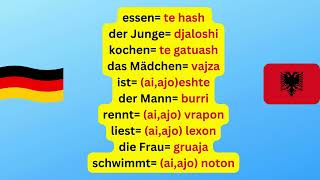 Mëso gjermanisht shqip përkthim Shqiptimi dhe perkthimi i disa fjaleve te thjeshta ne gjermanisht [upl. by Mosera897]