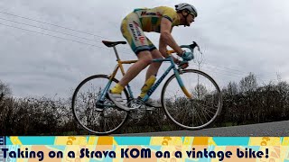 Strava KOM on a vintage bike [upl. by Harbard899]