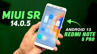 MIUI SR Wiston 1405 For Redmi Note 5 Pro  Android 13  Lots Of Customizations  Full Review [upl. by Marquardt954]