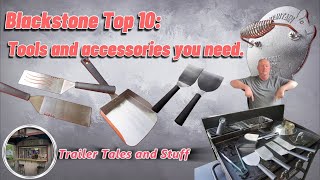 Top 10 Blackstone Tools amp Accessories [upl. by Hahsia]