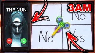 DO NOT PLAY CHARLIE CHARLIE FIDGET SPINNER WHEN CALLING VALAK FROM THE NUN AT 3AM THIS IS WHY [upl. by Iz]