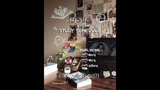 Self study schedule for aspirants motivation neetstudytips study studytips studymotivation me [upl. by Hemetaf]