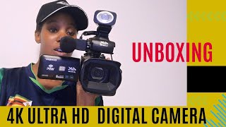 DVC KOMERY Camcorder 4K Ultra HD Camera Camcorder 64MP Streaming Unboxing [upl. by Nahgiem]