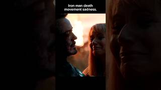 Iron man death scene sad movement  shorts trending ironman [upl. by Ydnal283]