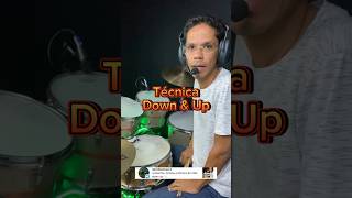 Técnica Down e Up stroke na bateria [upl. by Mears]