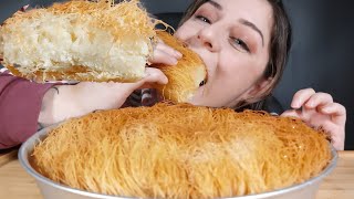 Galaktoboureko Kataifi  ASMR  Böreği  Syrupy  Mukbang [upl. by Anerb]