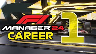 F1 Manager 24 Andretti Career Mode  Part 1 [upl. by Aicrag]