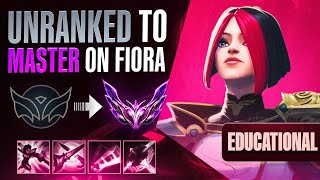 EDUCATIONAL UNRANKED TO MASTER ON FIORA [upl. by Reimer598]