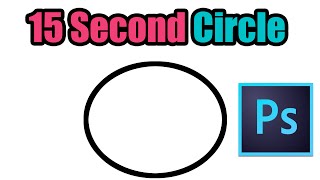 How to Draw  Create Unfilled Circles in Photoshop Fast Tutorial [upl. by Mercie381]