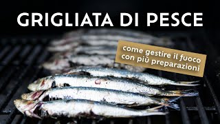 GRIGLIATA MISTA DI PESCE  Come gestire più preparazioni contemporaneamente [upl. by Wolfort]