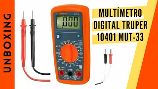 🎁UNBOXING MULTÍMETRO DIGITAL TRUPER 10401 MUT33 104 [upl. by Sproul]