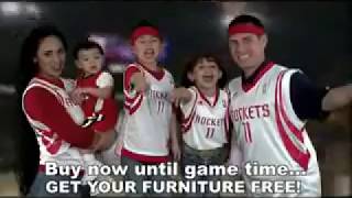 SCA Promotions  Hilton Furniture Commercial  Win with Houston Rockets [upl. by Ezeerb]