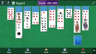 Microsoft Solitaire Collection Spider  Expert  November 14 2022 [upl. by Severen704]