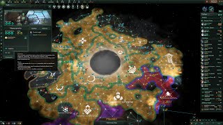 Stellaris Rush  2K research at 2218 Galaxy conquest within 20 years [upl. by Delphine]