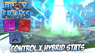 CONTROL X HYBRID IS PEAK  Blox Fruits [upl. by Aurelius]