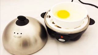 Electric 7 Egg Cooker and Poacher with Stainless Steel Tray amp Lid  HI70AS Perfect Egg Cooker [upl. by Estevan]