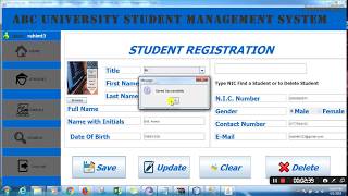 Student Management System Java Netbeans Part1 [upl. by Gianina]