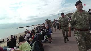 At Clacton On Sea Essex Air show Event display Part 1 25 08 2023 highlights video the RED Arrows [upl. by Ebbarta]