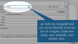 hoe voeg ik een bibliografie toe in Word [upl. by Samau]